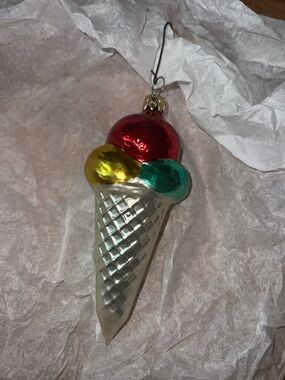 Plastic Icecream Ornament